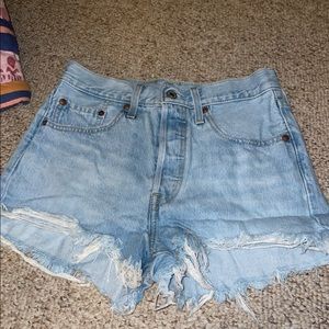 Levi’s 501 High Waisted Shorts